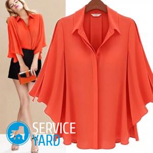 Блузка летучая мышь своими руками