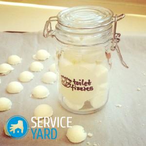 Бомбочки для унитаза своими руками