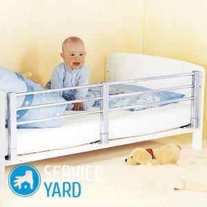 Бортик для кровати от падений своими руками