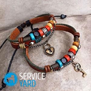 Браслеты из кожи своими руками