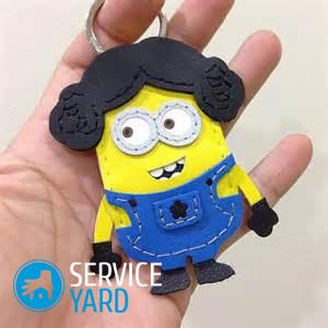 Брелок из кожи своими руками