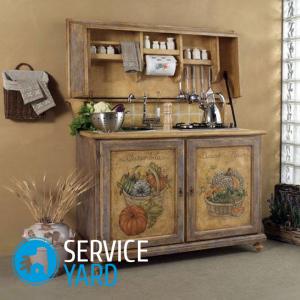 Буфет своими руками из дерева
