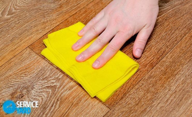 Царапины на ламинате — как убрать?