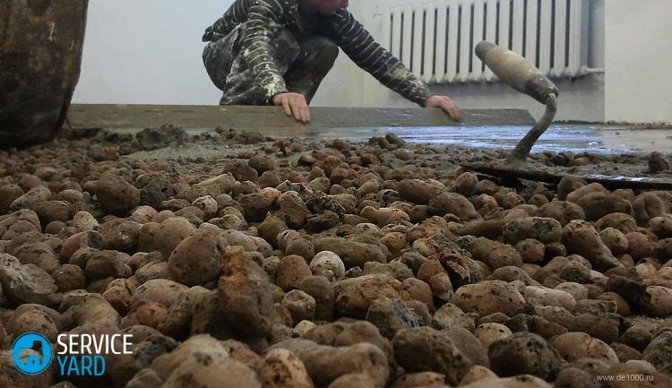 Цементное молочко пропорции для керамзита