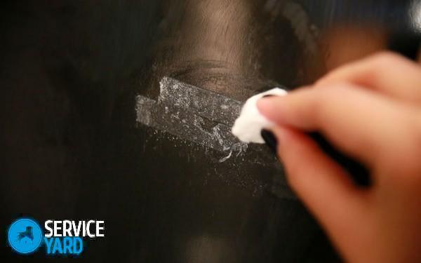 Чем очистить стекло от скотча?