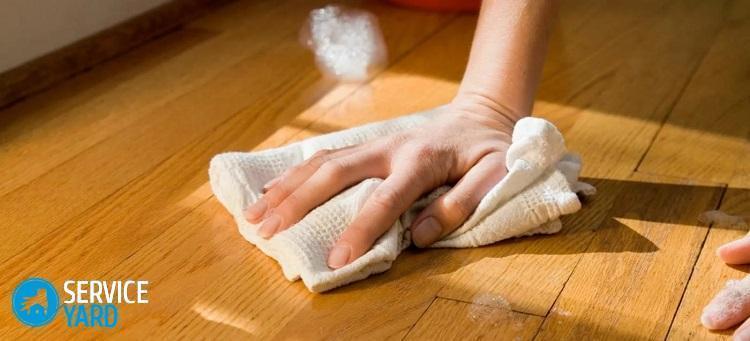 Чем отмыть краску для обуви с линолеума?