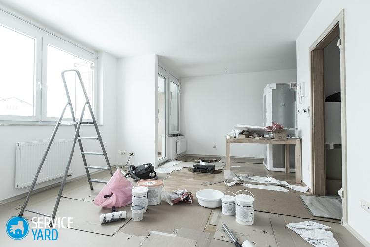 Чем отмыть пол после ремонта от побелки?