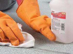 Чем отмыть пятно йода с линолеума и как его удалить с ламината