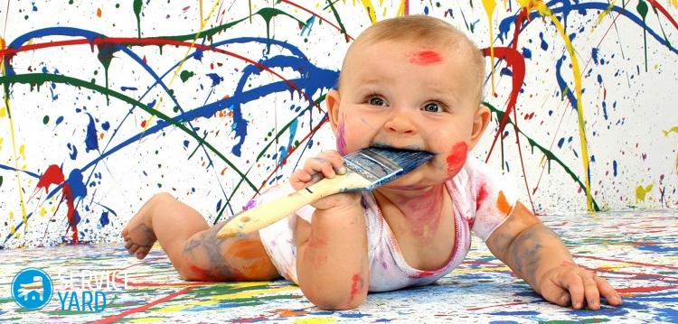 Чем отстирать акриловую краску с одежды?