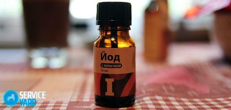 Чем оттереть йод с мебели?