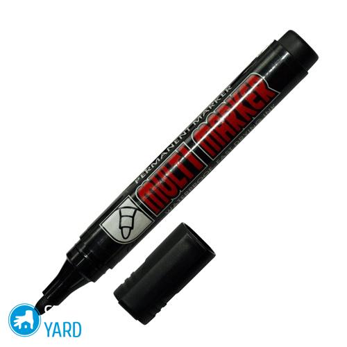 Чем стереть перманентный маркер?