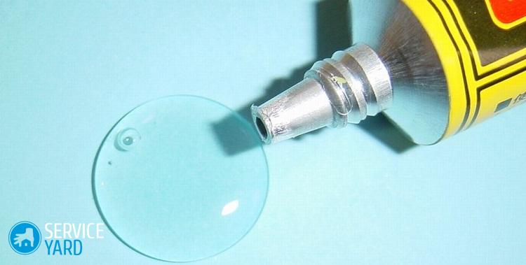 Чем удалить супер клей со стекла?