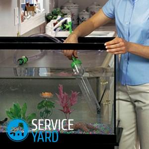 Чистка аквариума при минимальных затратах в домашних условиях