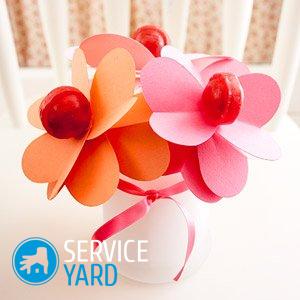 Цветы из салфеток своими руками