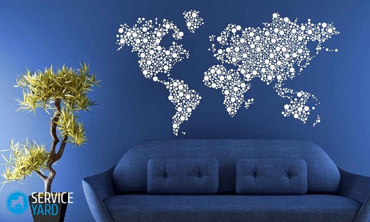 Декорации на стену в виде геометрических фигур