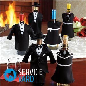 Декупаж бутылок салфетками своими руками