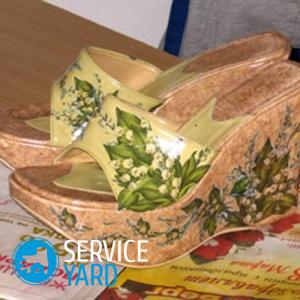 Декупаж обуви своими руками