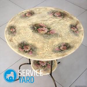 Декупаж стола своими руками