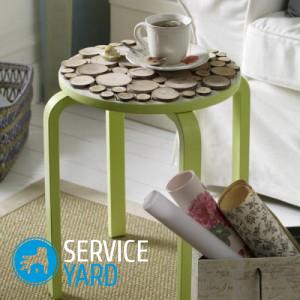 Декупаж табуретки своими руками