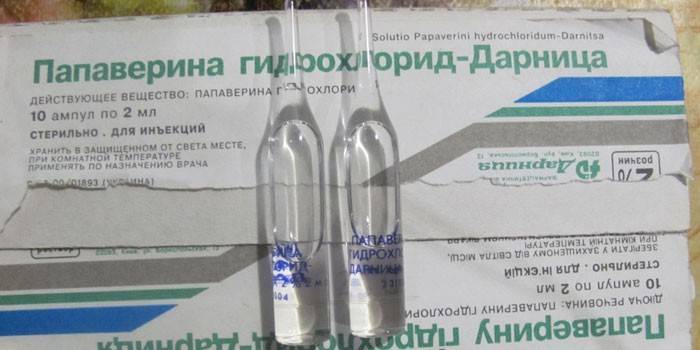 Дибазол з Папаверином від тиску — дозування і пропорції в одному шприці