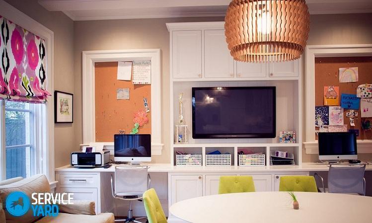 Дизайн комнаты с компьютерным столом