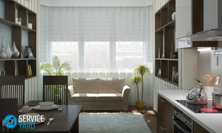 Дизайн кухни 10 кв. м с диваном