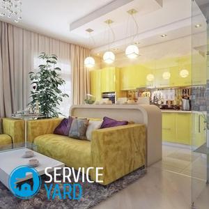 Дизайн кухни-столовой-гостиной в частном доме