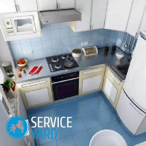 Дизайн кухни в хрущевке с газовой колонкой