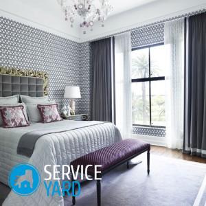 Дизайн штор в спальне