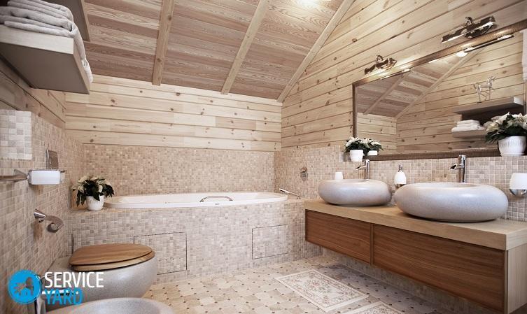 Дизайн ванной под дерево, как сделать быстро и качественно