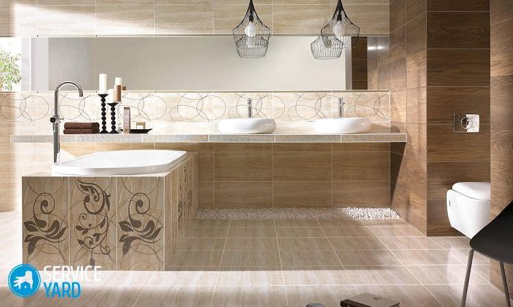 Дизайн ванной в бежевых тонах