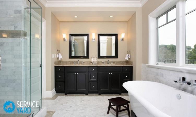 Дизайн ванной в бежевых тонах