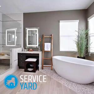 Дизайн ванной в серых тонах