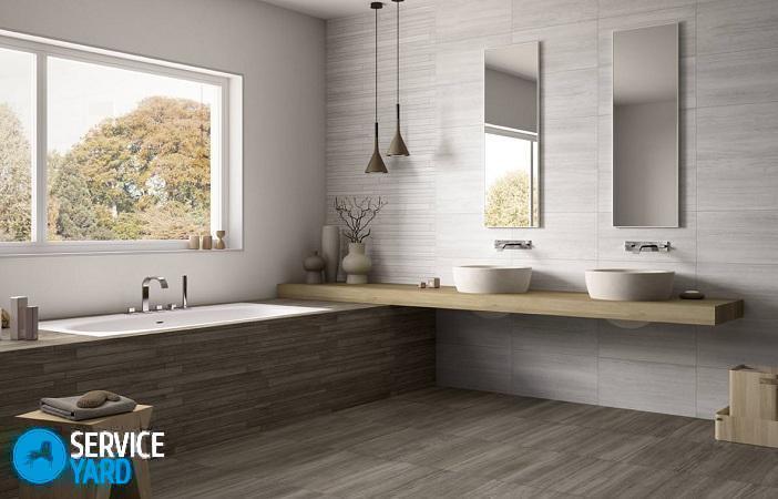 Дизайн ванной в серых тонах