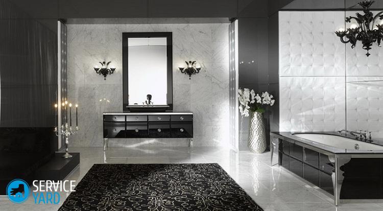 Дизайн ванной в серых тонах