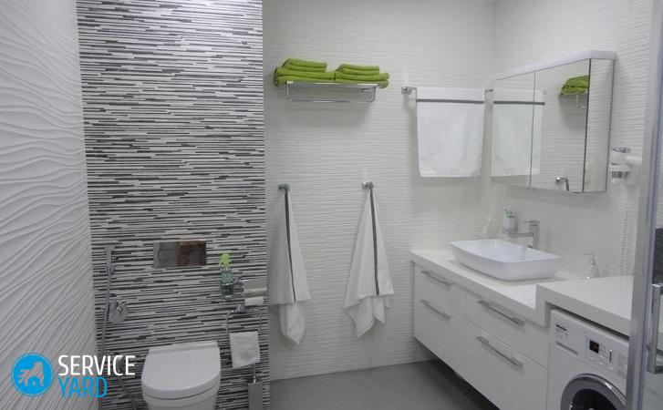 Дизайн ванной в серых тонах