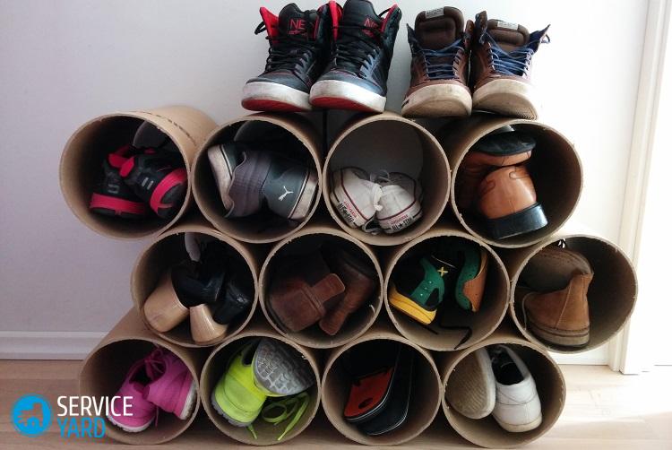 Для хранения обуви есть много практичных мест