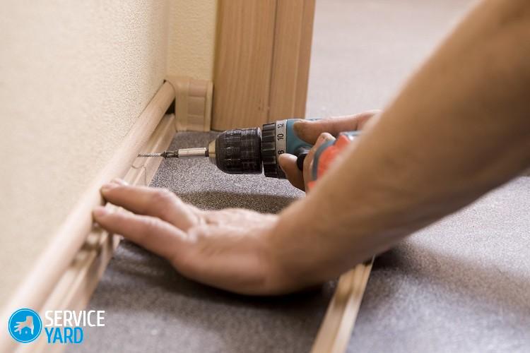 Дюбель для плинтуса