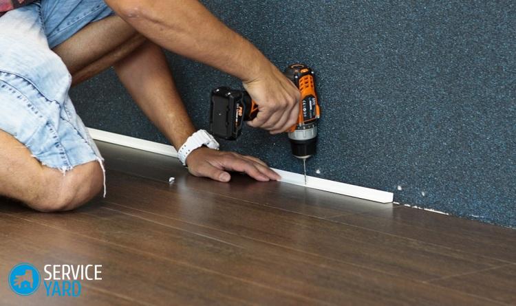 Дюбель для плинтуса