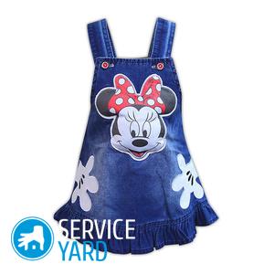 Джинсовый сарафан для девочки своими руками — выкройки из старых джинсов