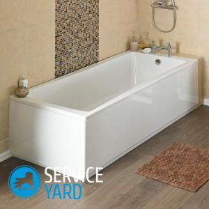 Экран под ванну своими руками