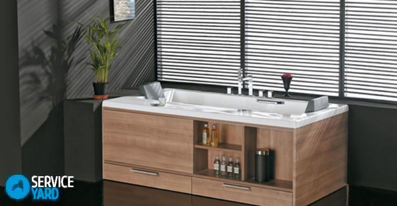 Экран под ванну своими руками