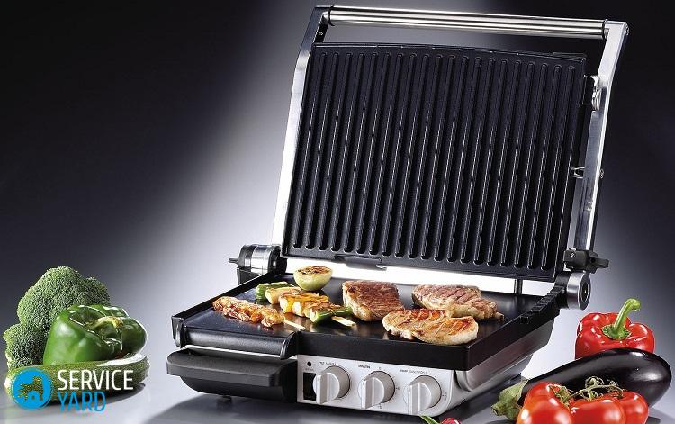 Электрический гриль, особенности и виды