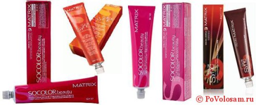 Фарба для волосся матрикс: палітра кольорів