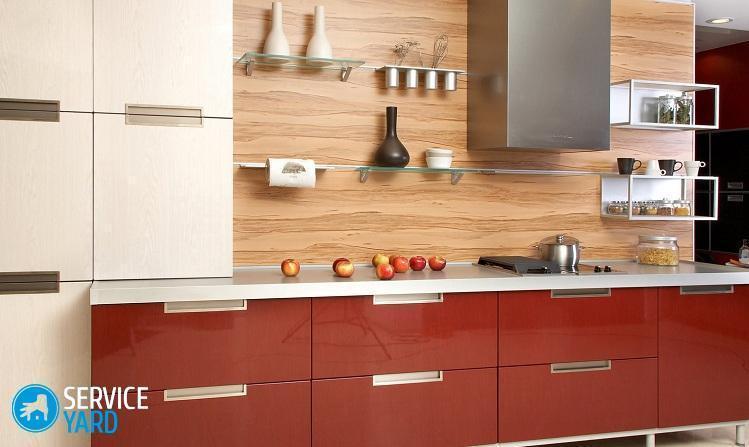 Фартук для кухни из ламината