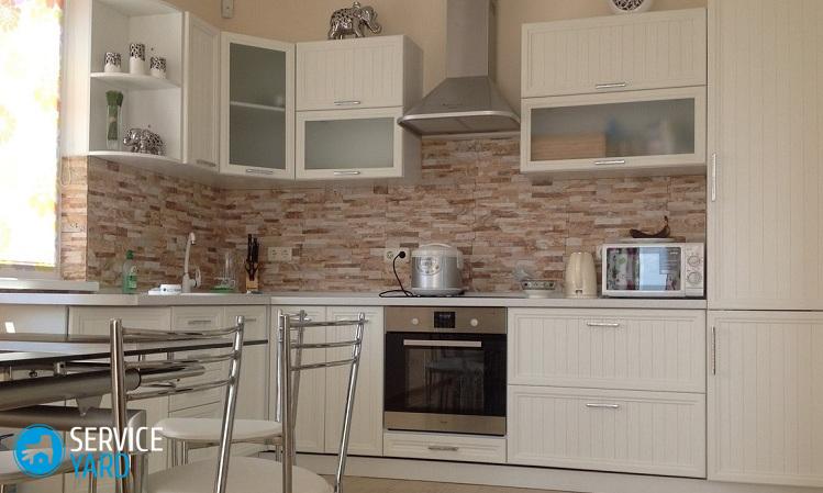 Фартук для кухни из ламината