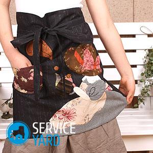 Фартук парикмахера своими руками