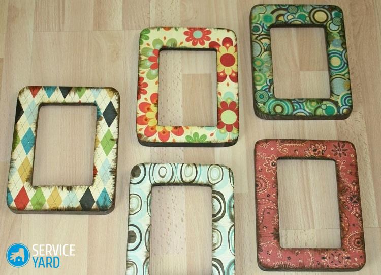 Фоторамки своими руками из подручных материалов на стену
