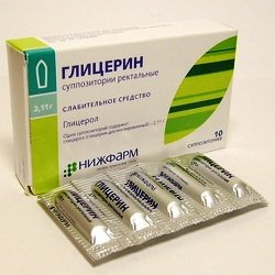 Гліцеринові свічки для новонароджених