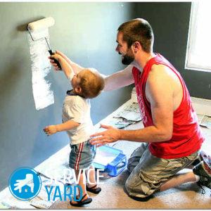 Грунтовка обоев перед покраской